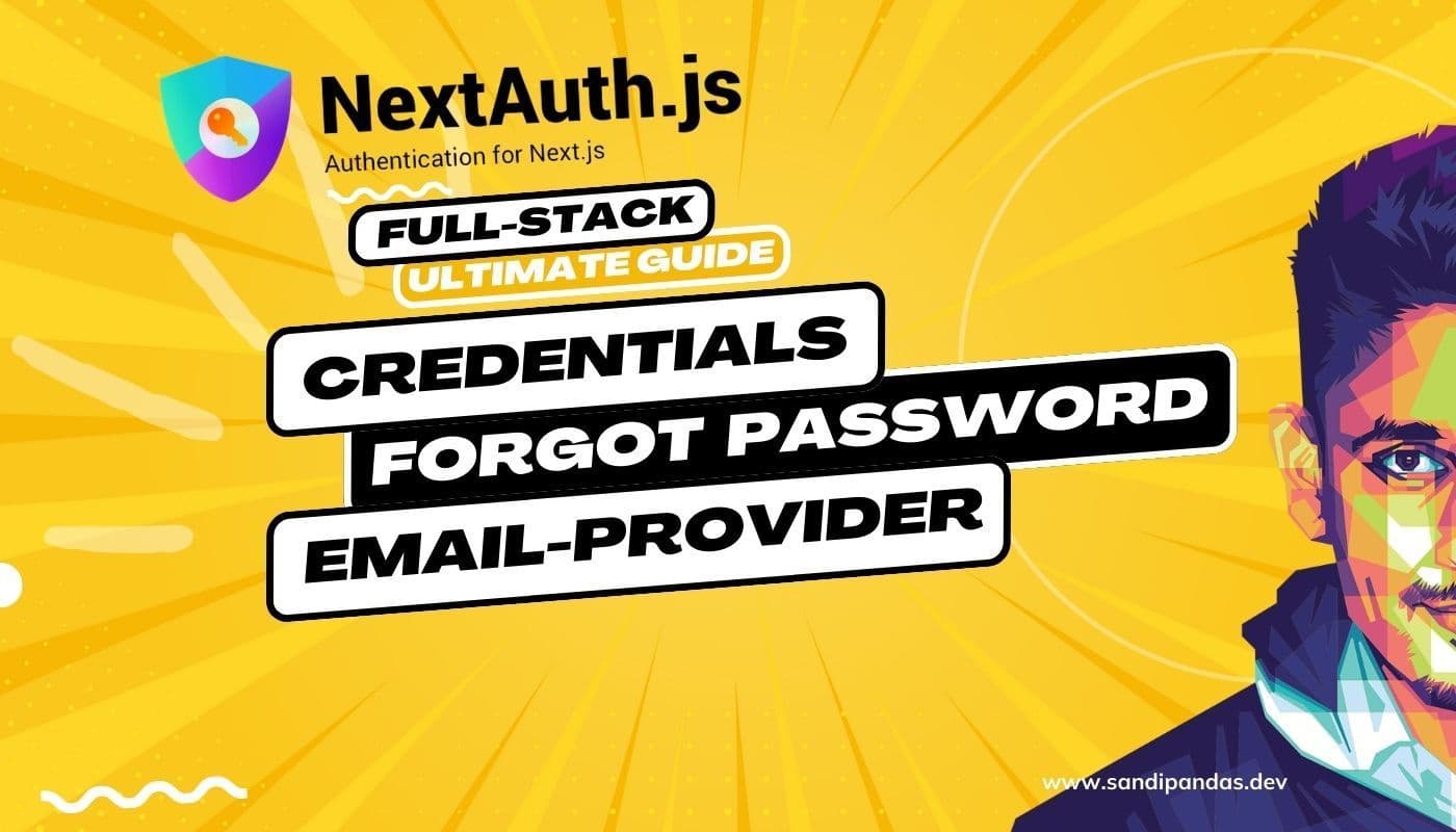 NextAuth password reset, with credentials and email sign-in — cover image