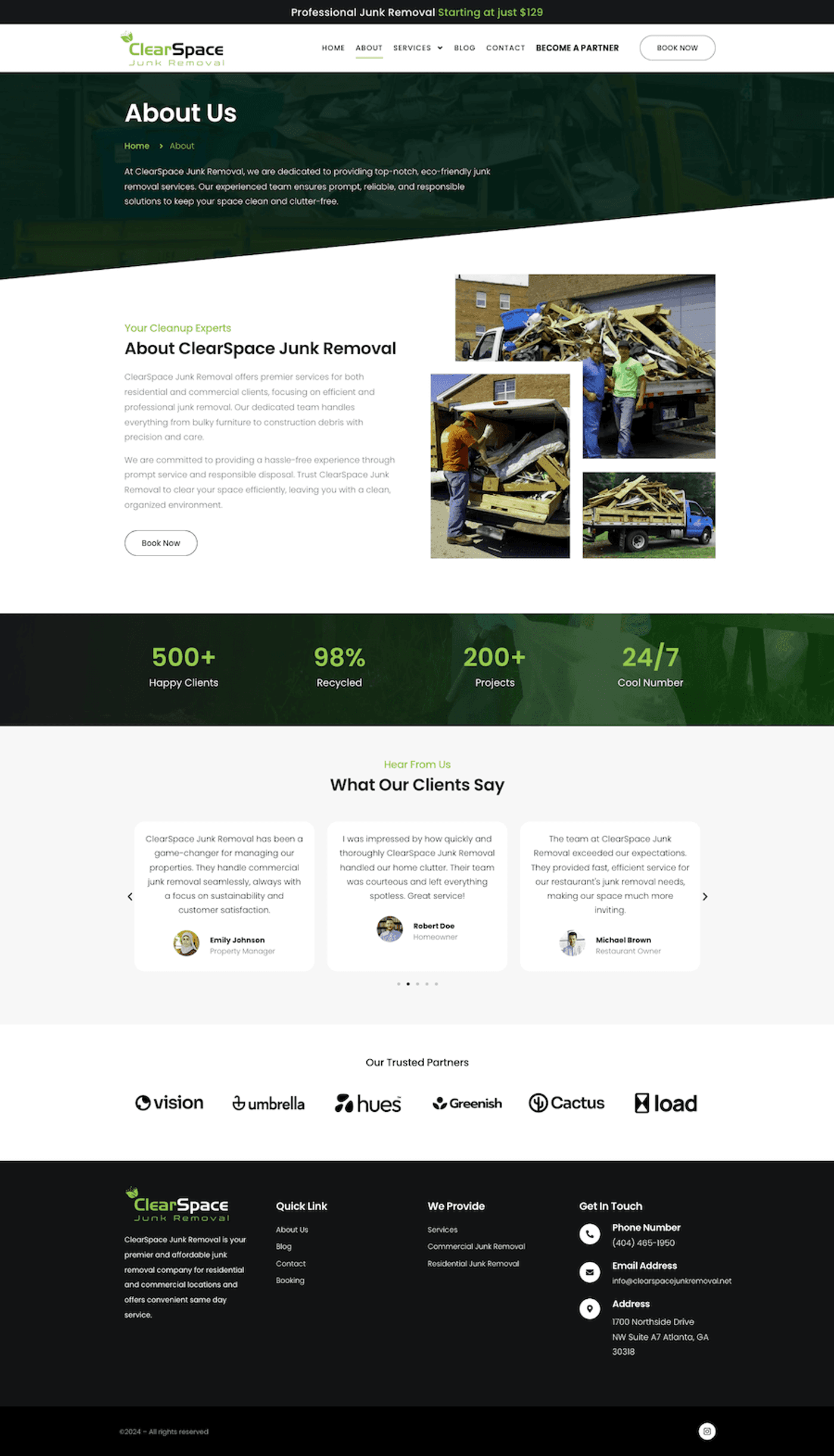 Clear Space Junk Removal — page 4