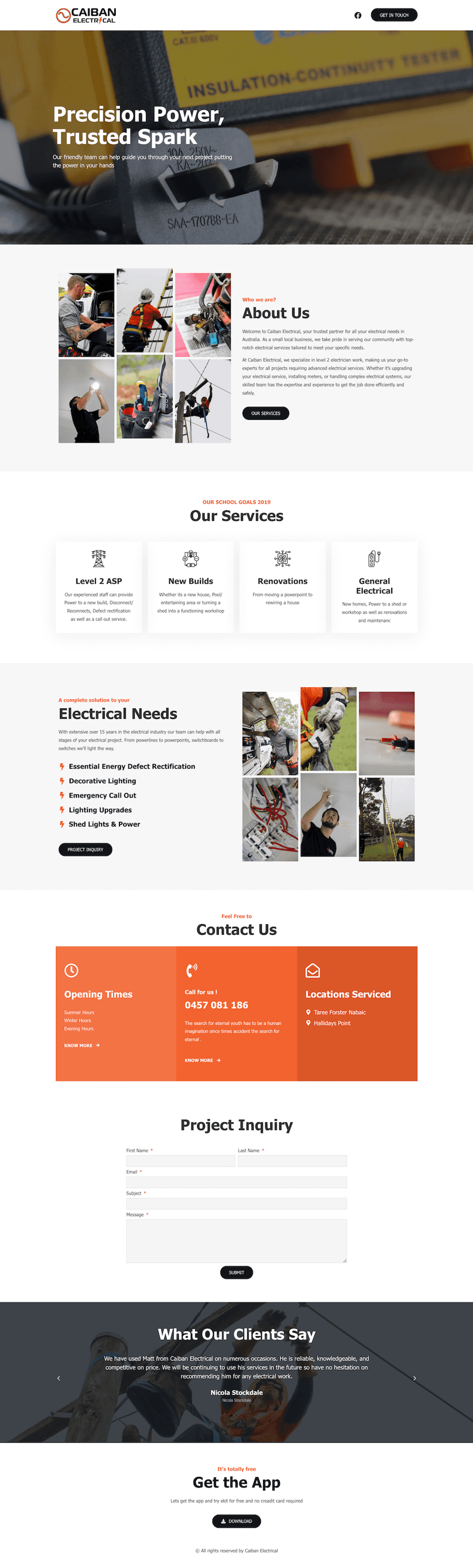 caiban.com.au — full page