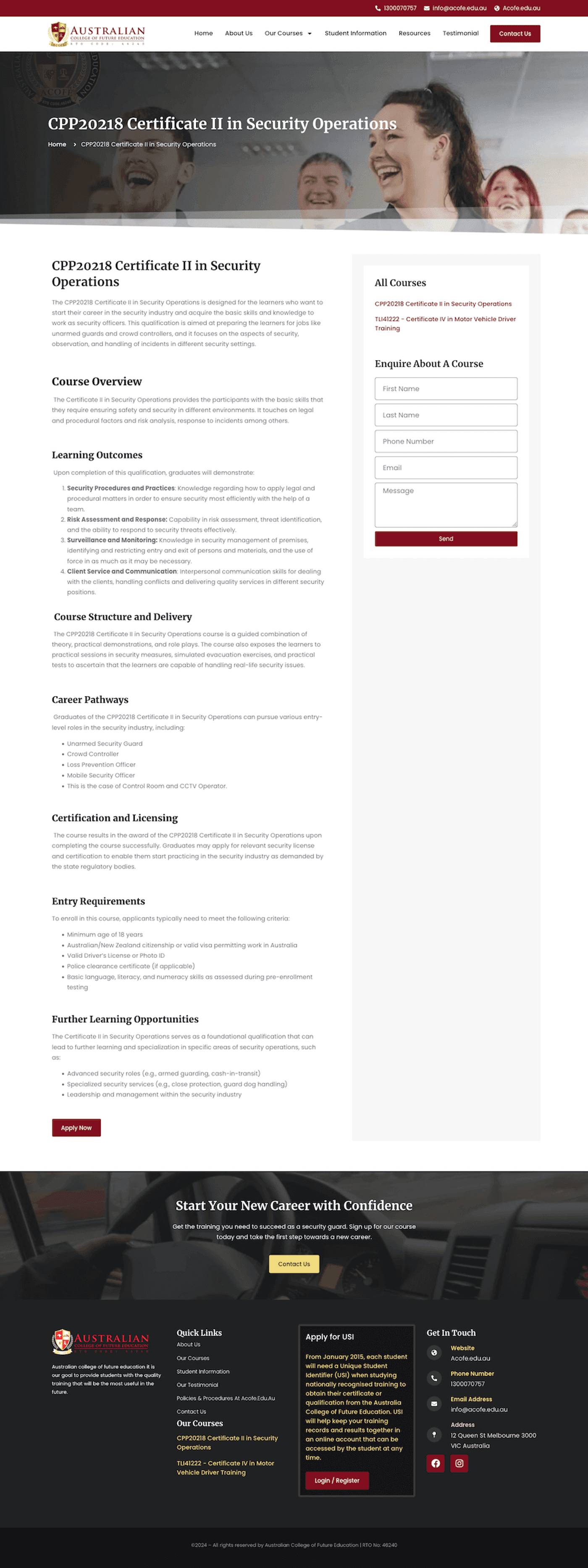 acofe.edu.au — page 2