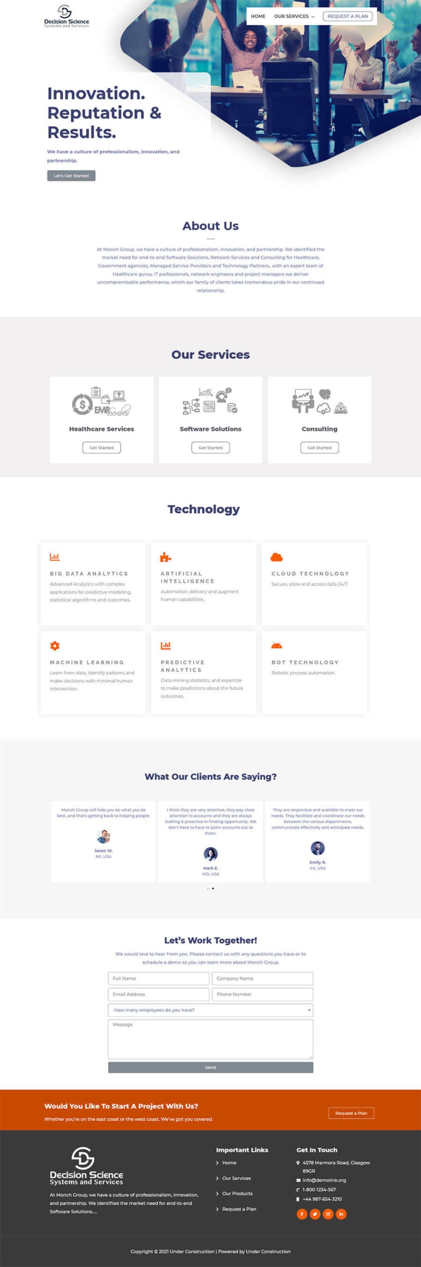 Decision Science — full page