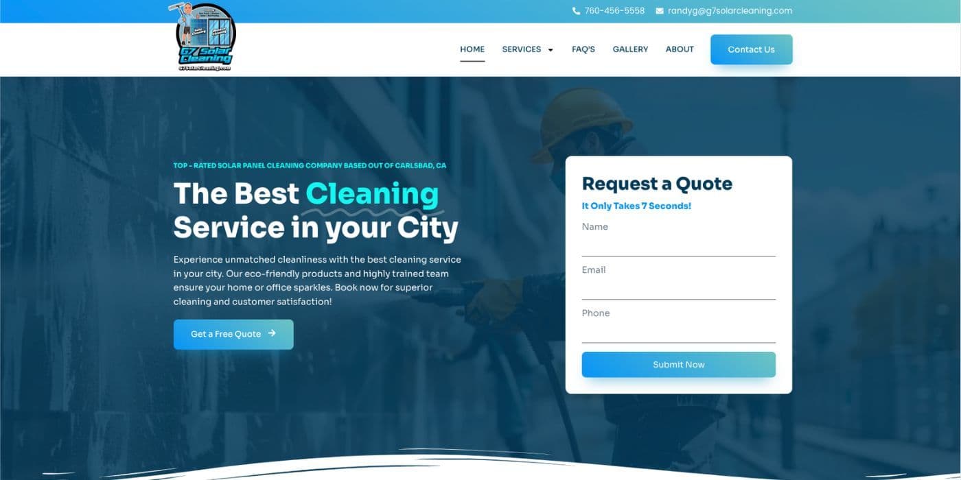 G7 Solar Cleaning — featured image