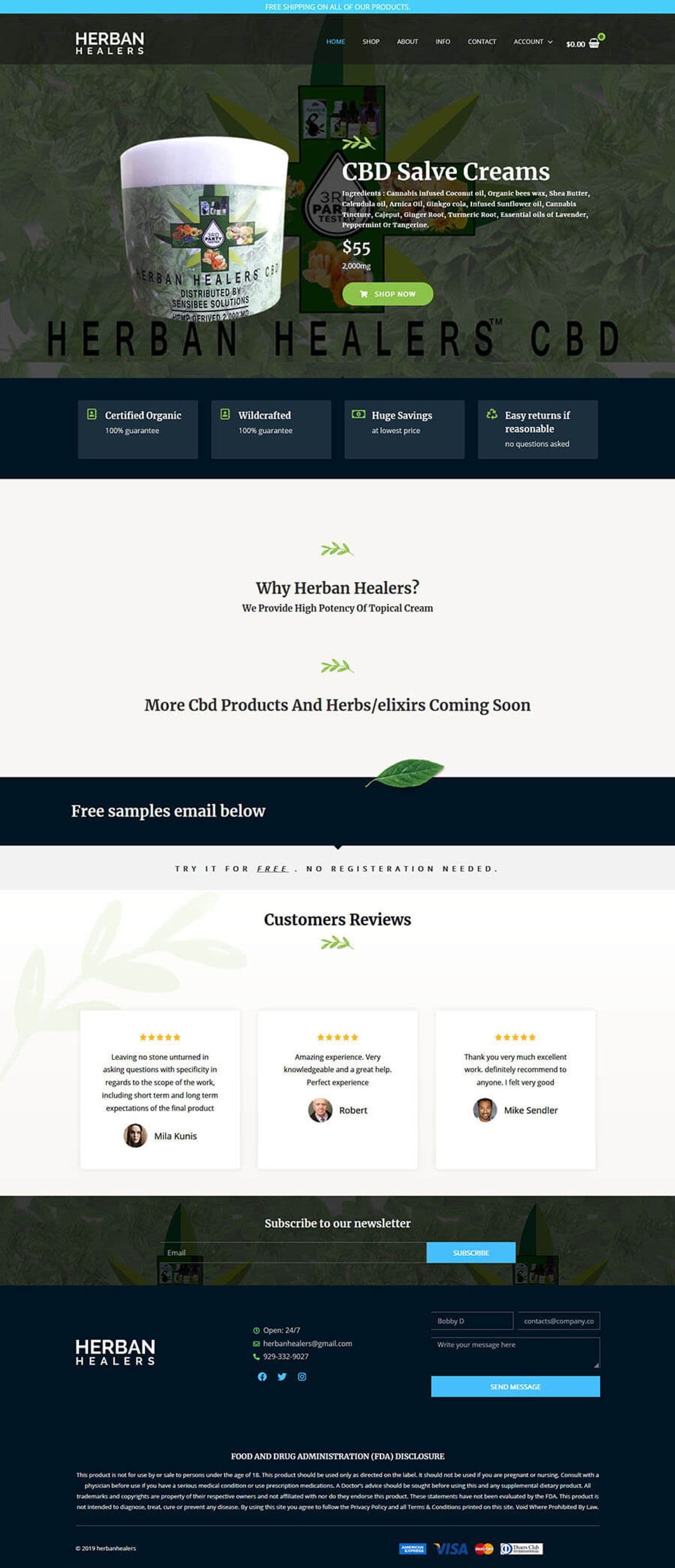 Herban Healers — full page