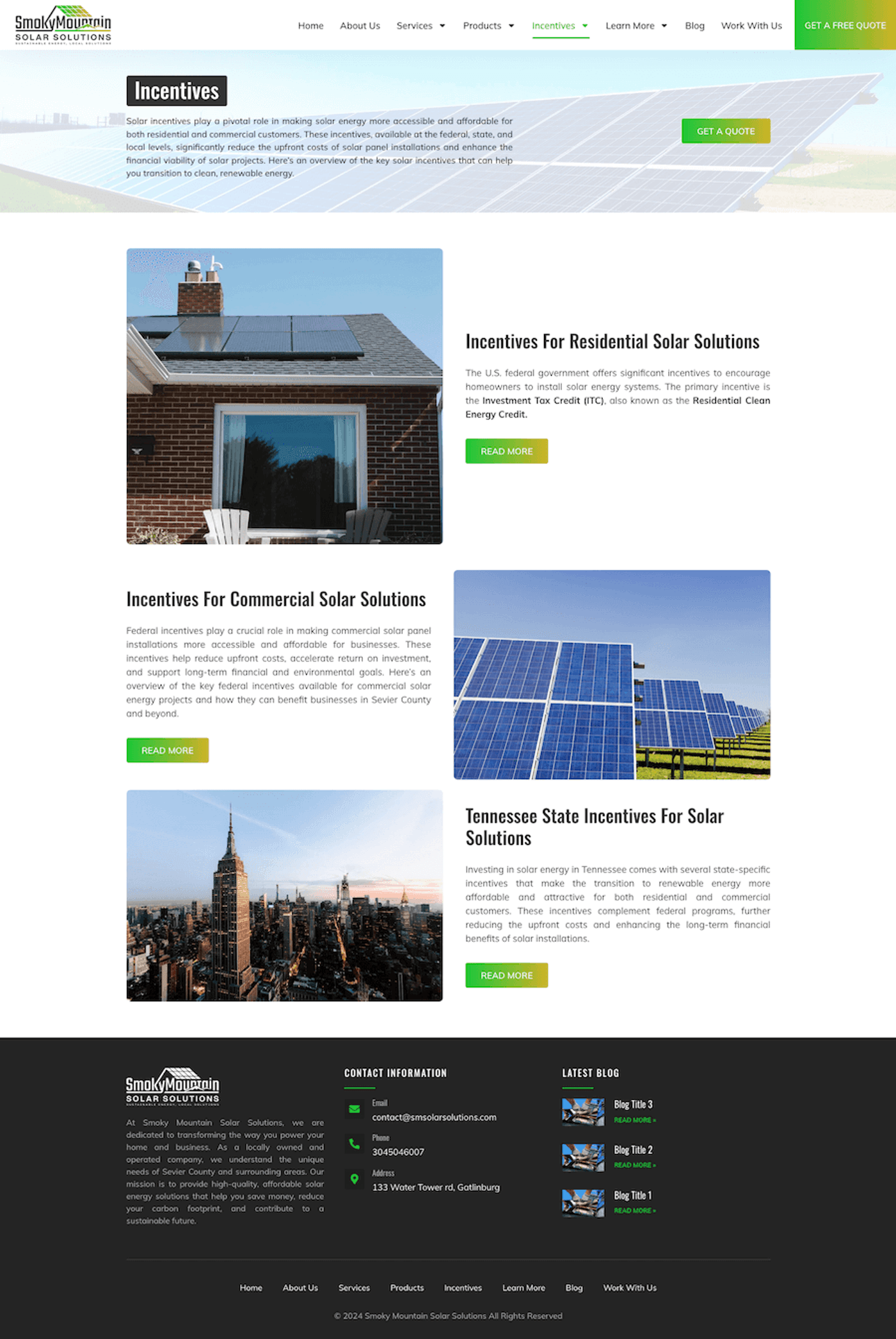 Smoky Mountain Solar Solutions — page 15