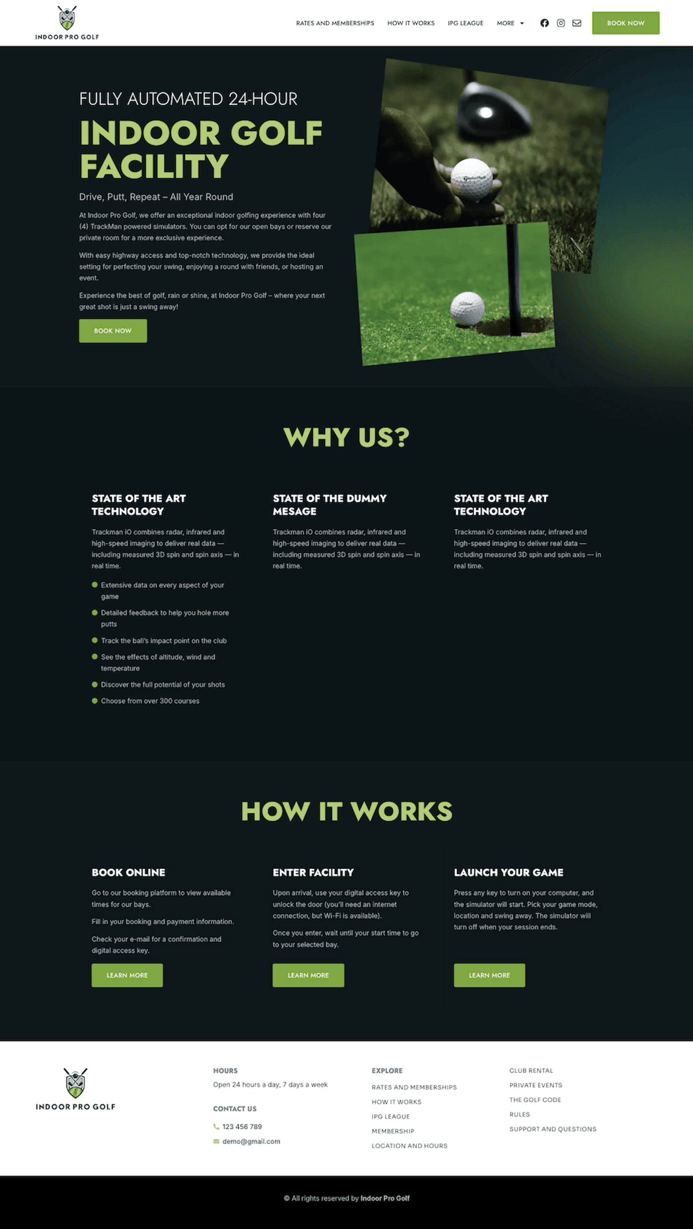 Indoor Pro Golf — full page