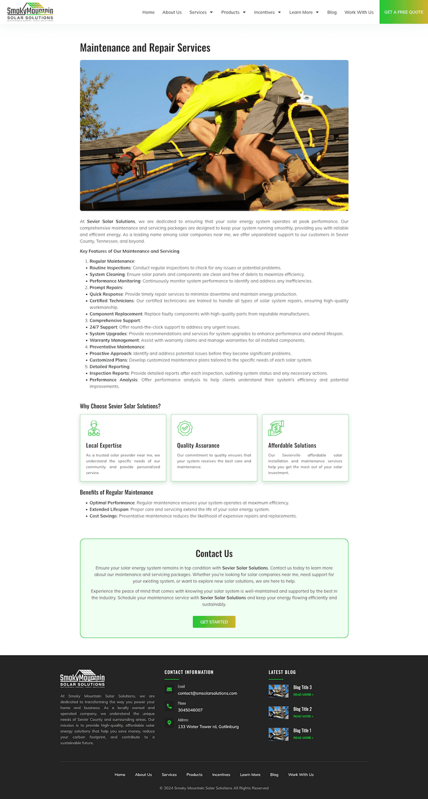 Smoky Mountain Solar Solutions — page 13