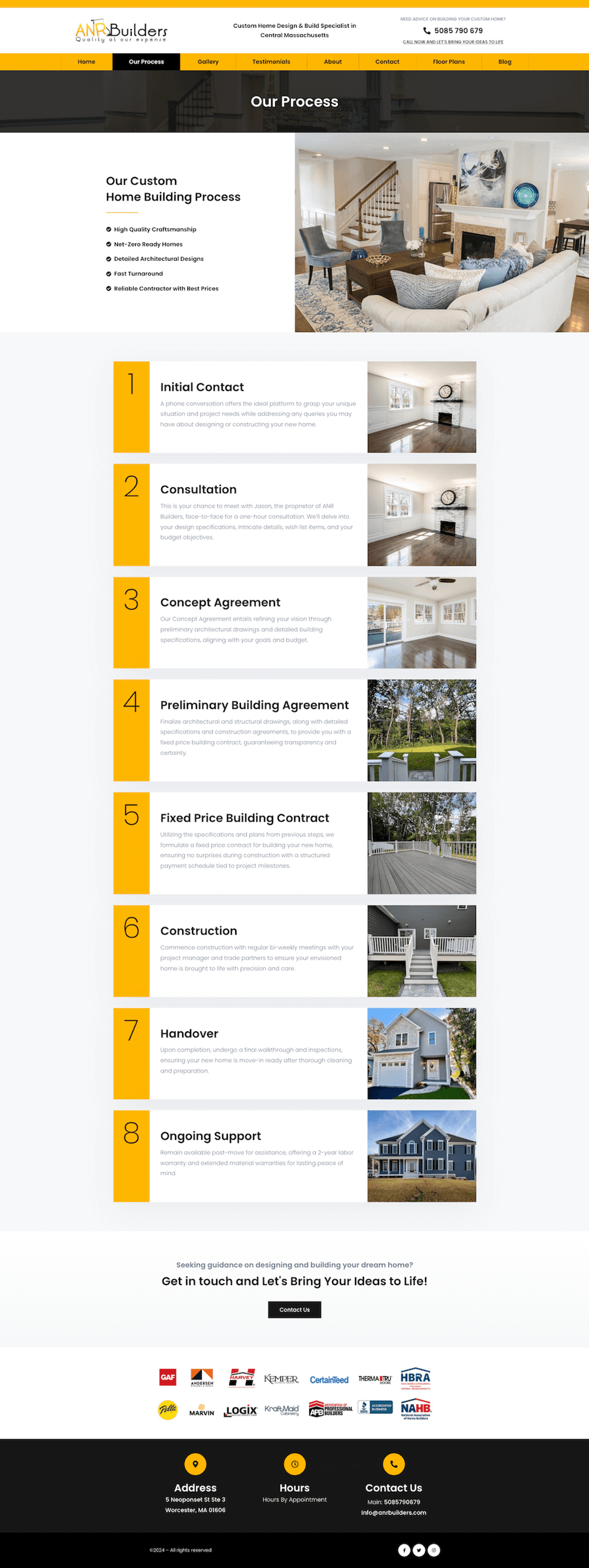 ANR Builders — full page