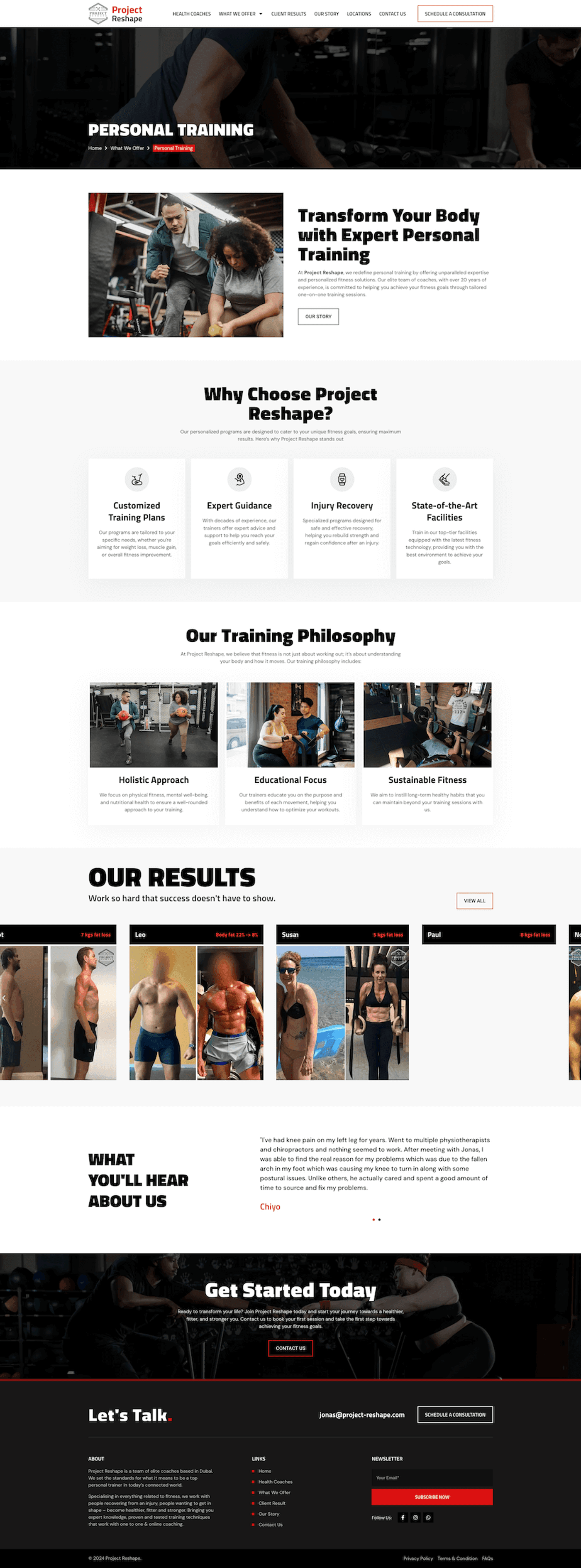 project reshape — page 3