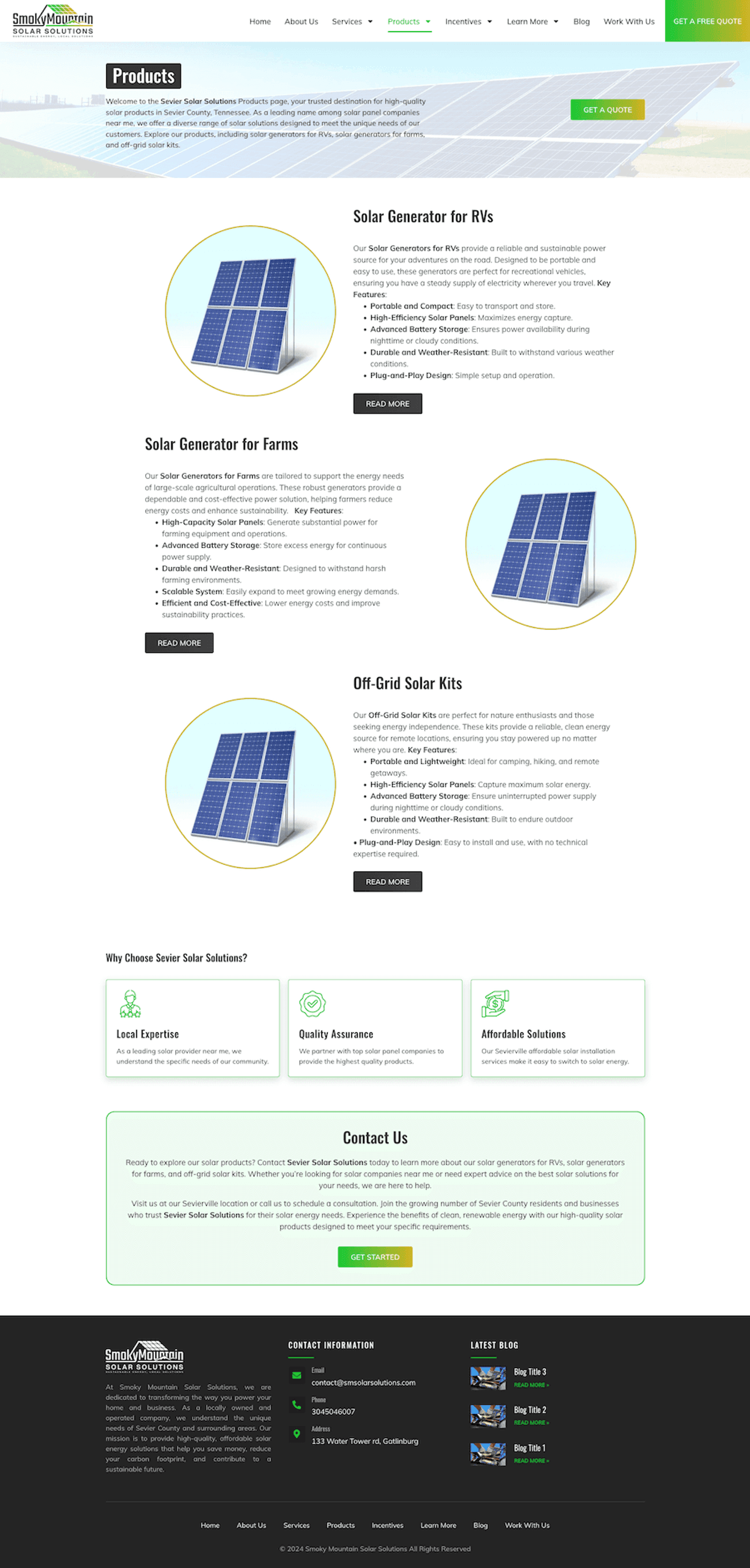 Smoky Mountain Solar Solutions — page 12