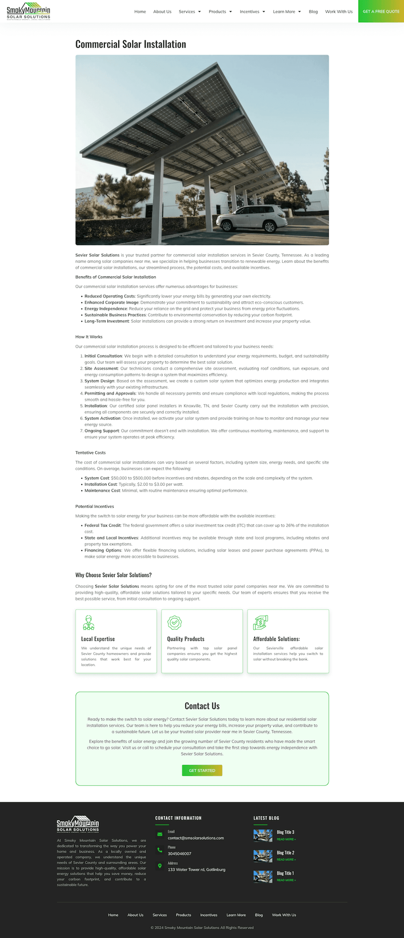 Smoky Mountain Solar Solutions — page 5