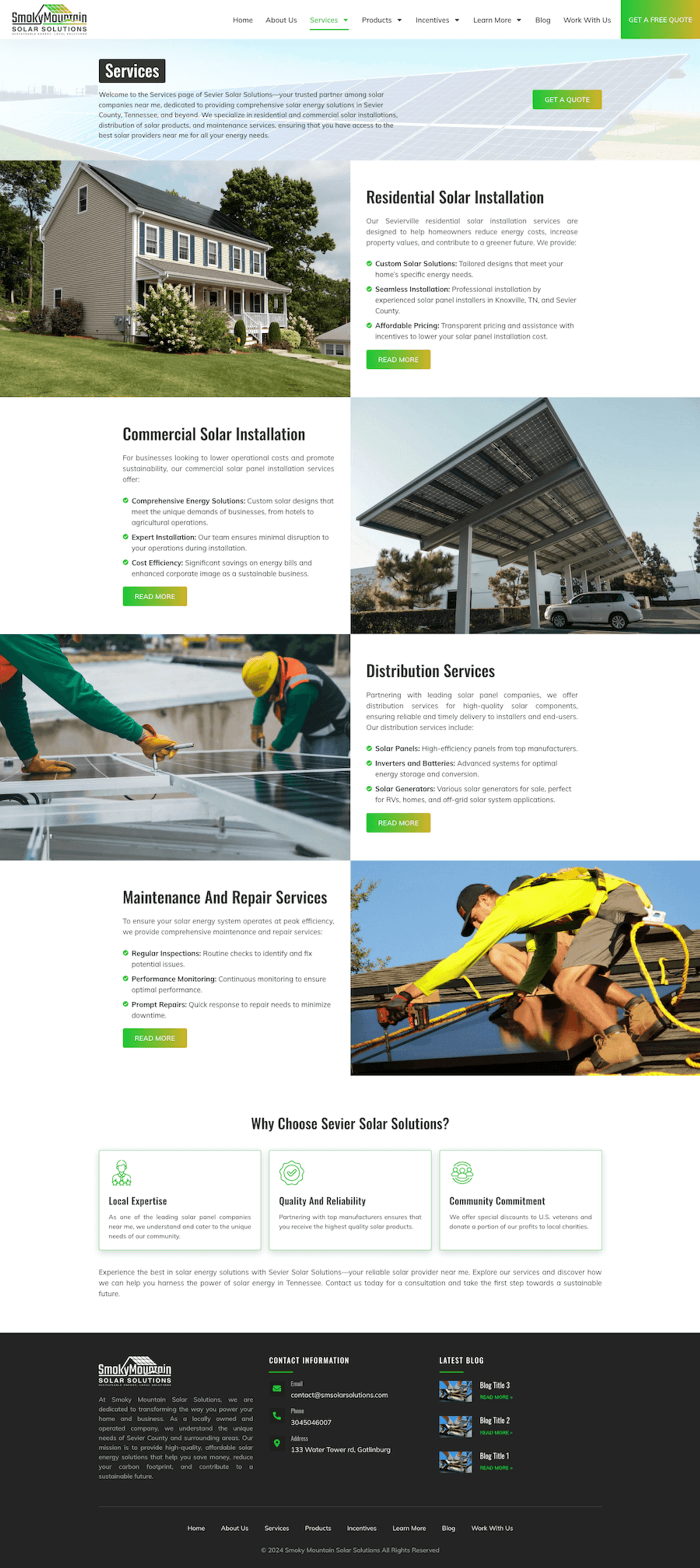 Smoky Mountain Solar Solutions — page 8