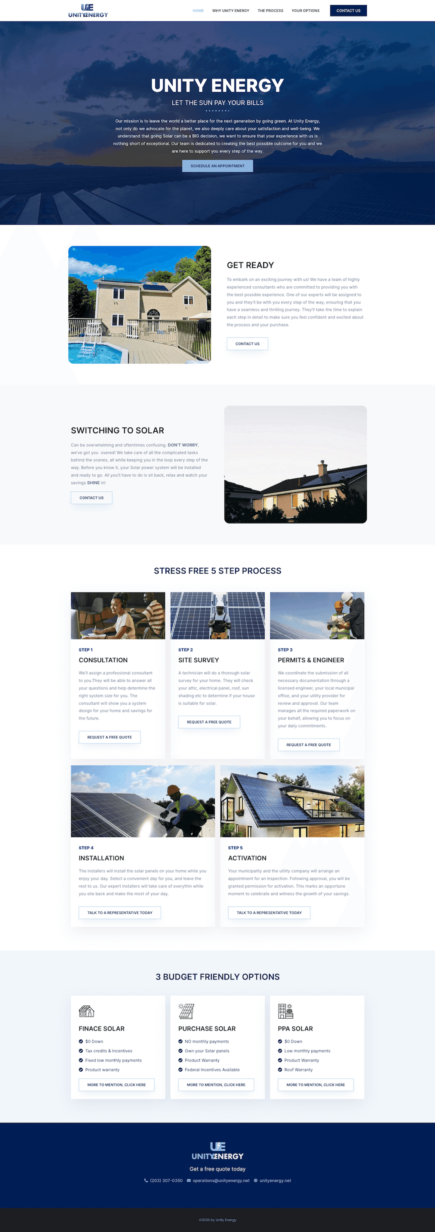 Unity Energy — full page