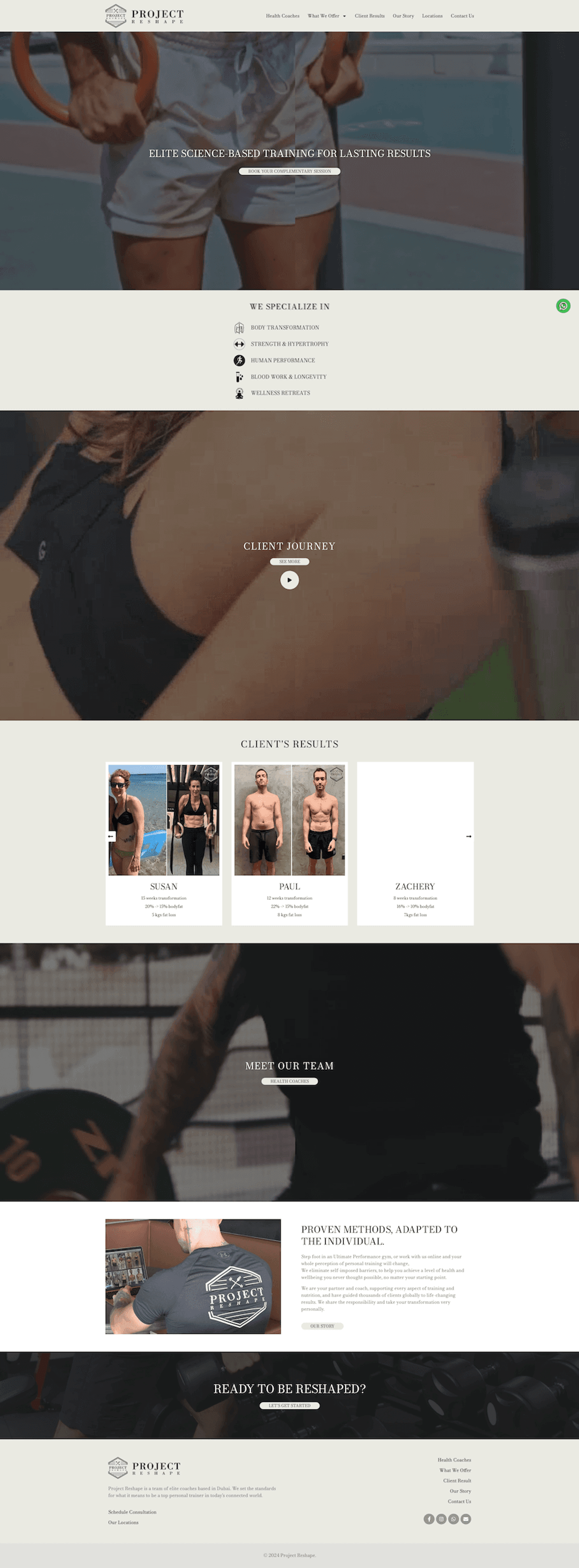project reshape — page 2