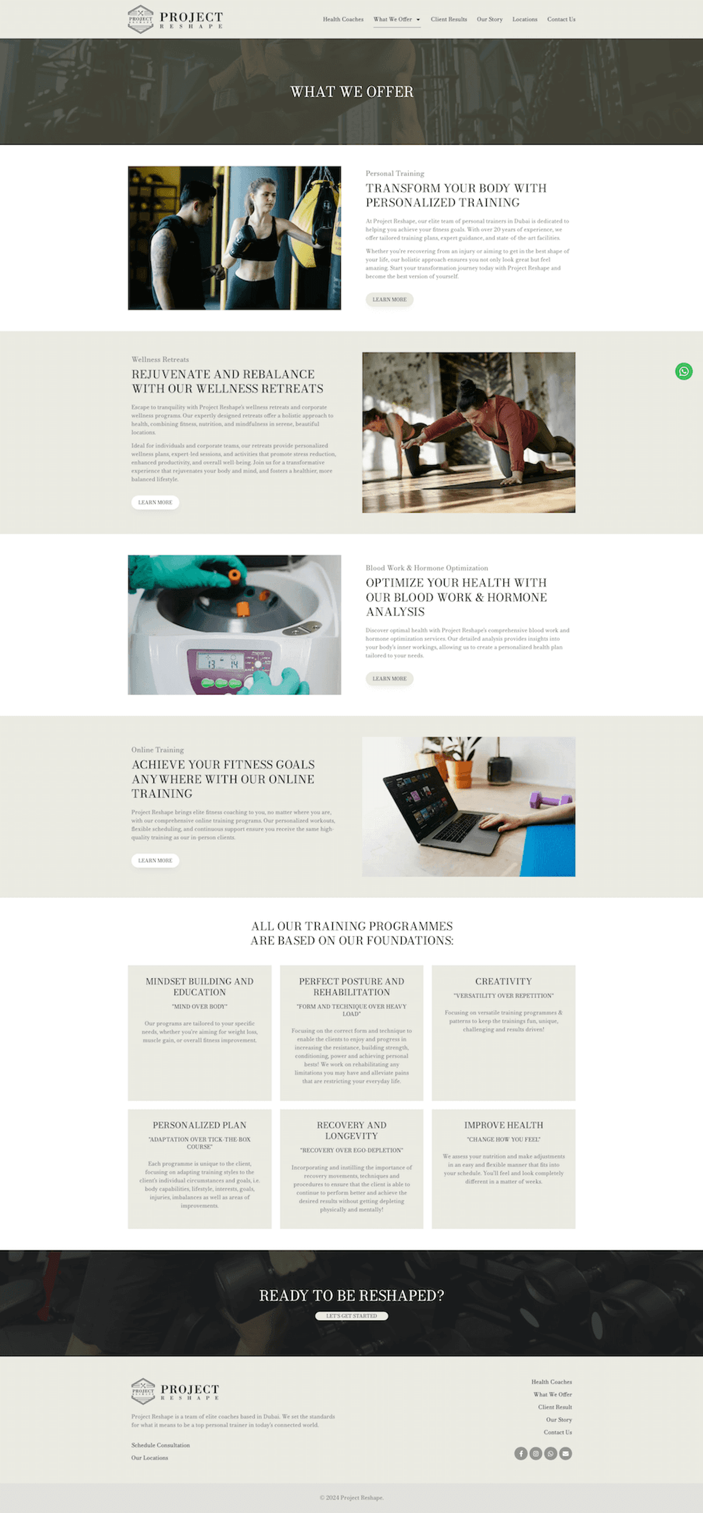 project reshape — page 8